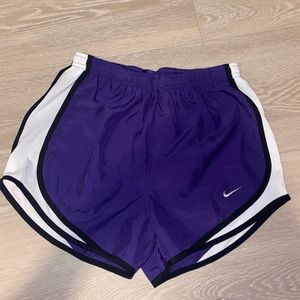 Nike Running Shorts with Purple, Black & White